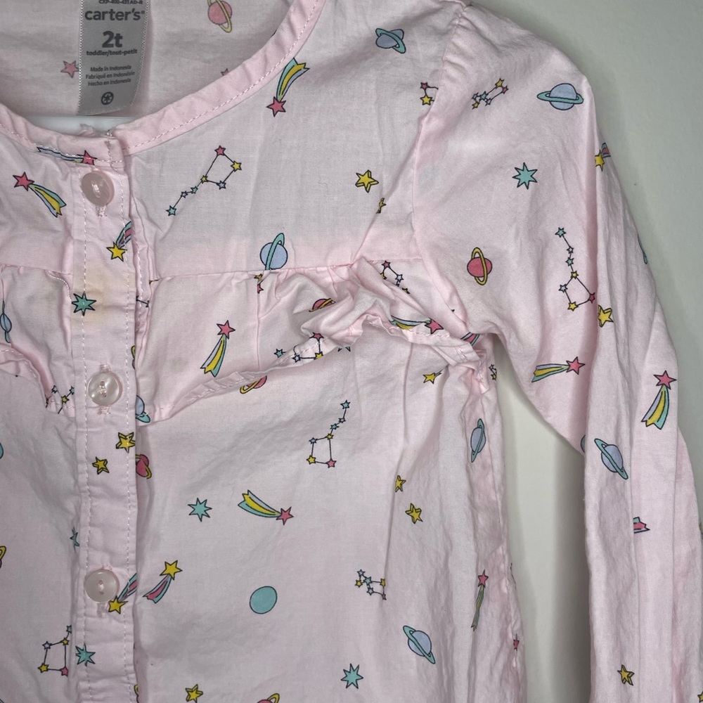 Astronomy 🪐 🔭 Button Down Blouse - Picture 6 of 10
